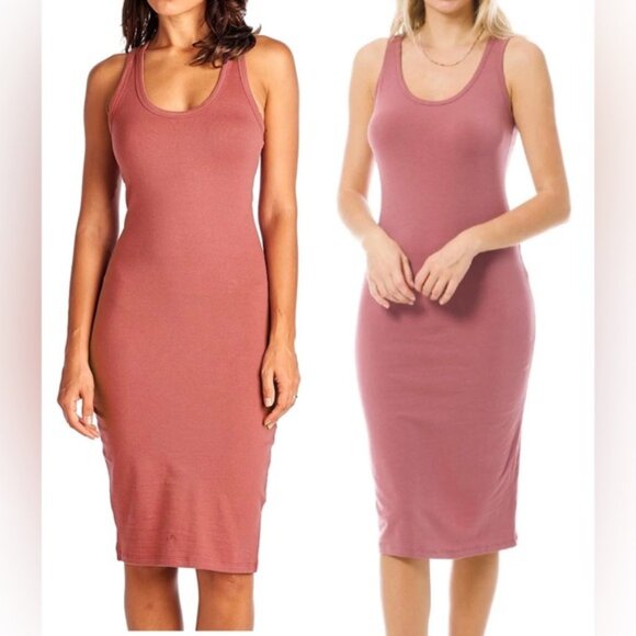 💰 Sleeveless Pink Dress - Picture 1 of 4